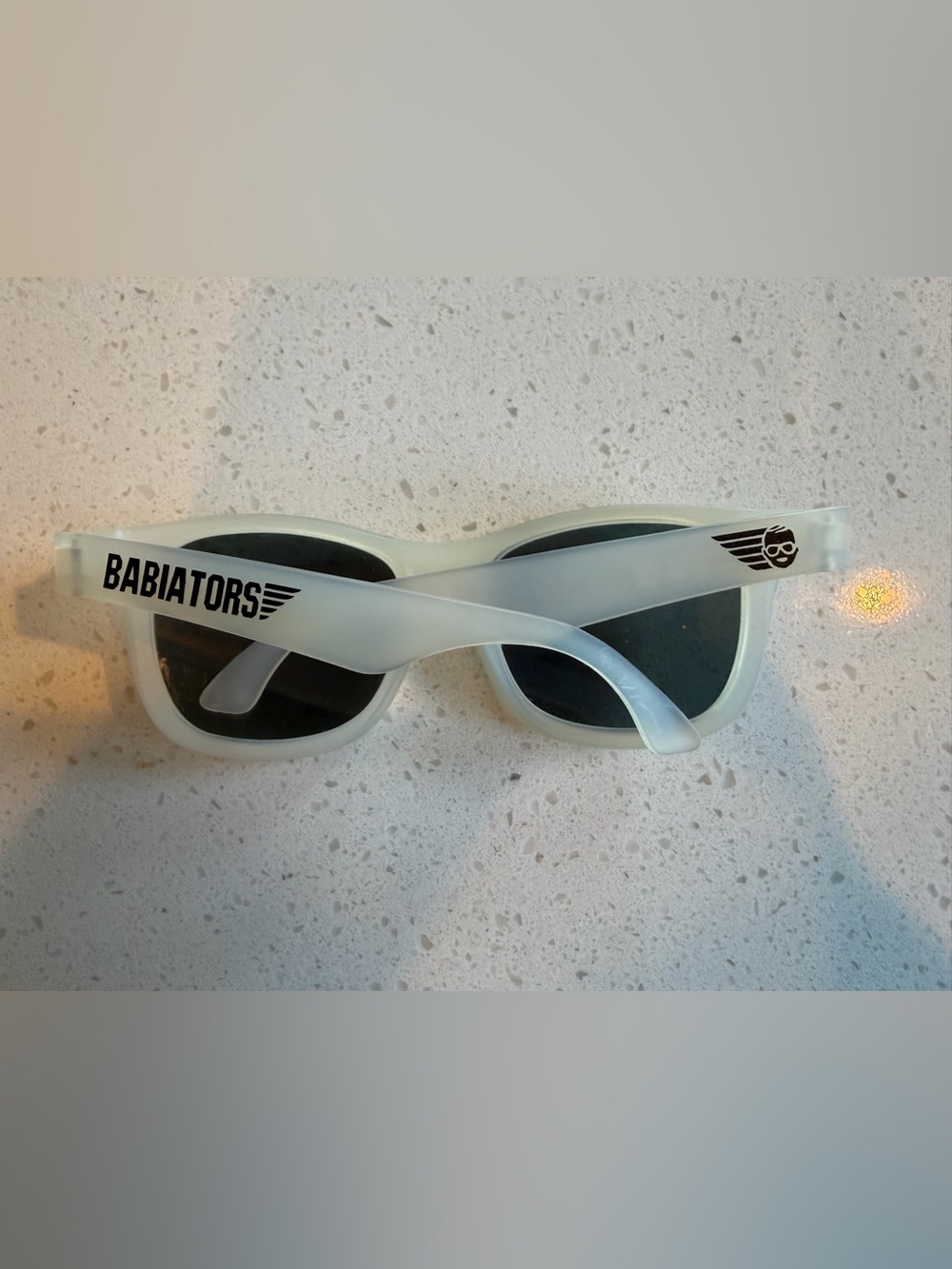 Babiators White Toddler Sunglasses White frame polarized lenses with case